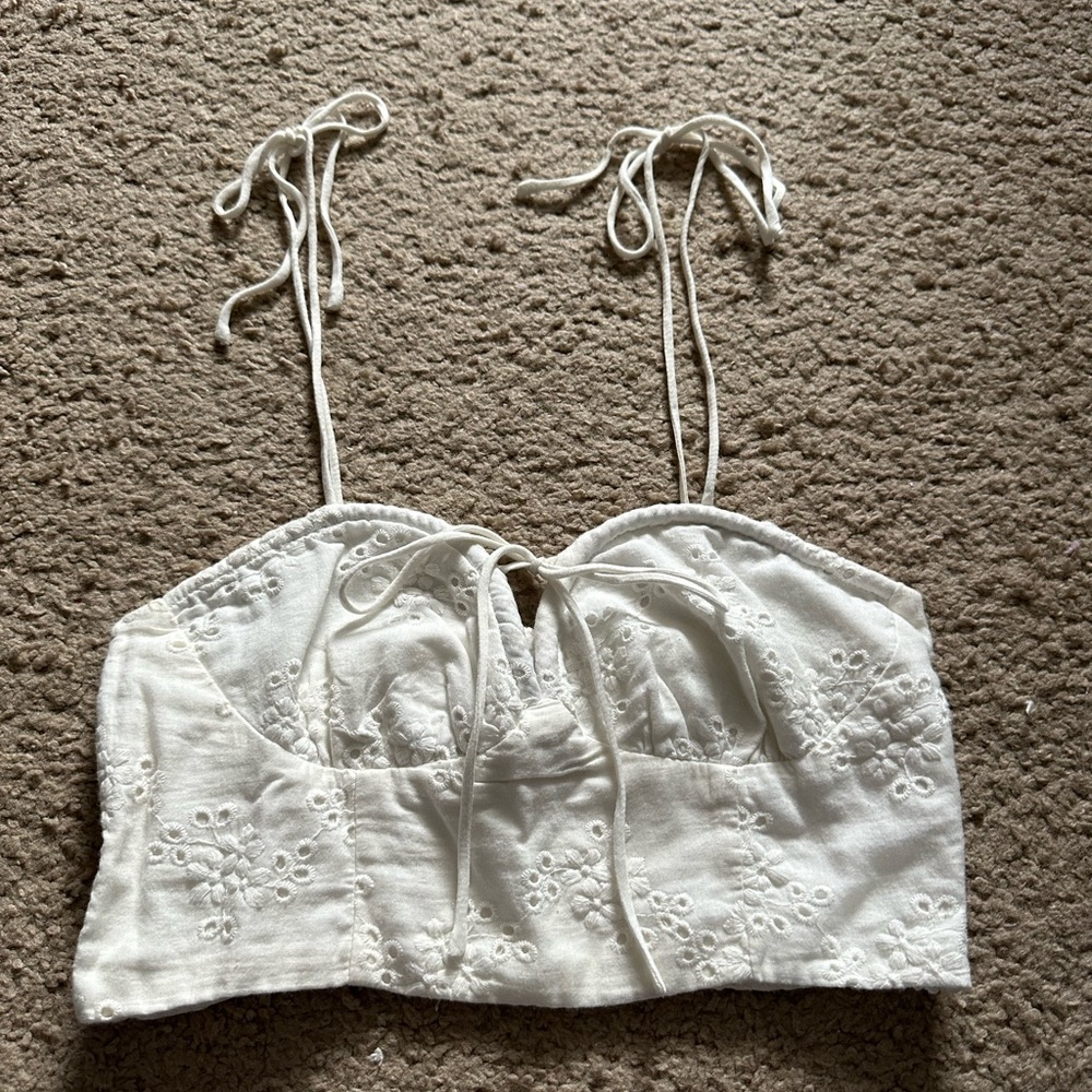 Princess Polly White Tank Top